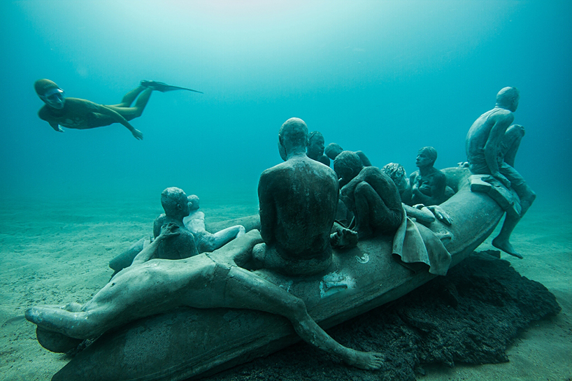 Джейсон Декарис Тейлор, подводный музей Испании, скульптура под водой, фото № 6