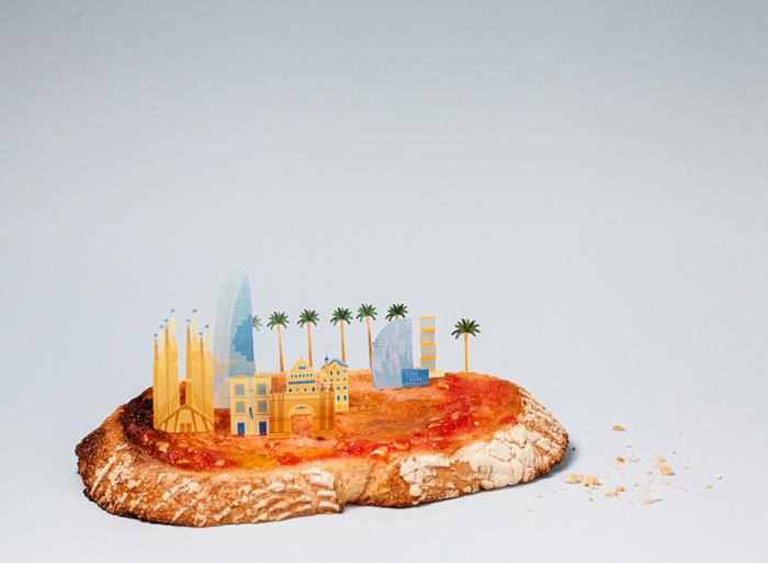 Завтрак туриста: создаем города и столицы из еды