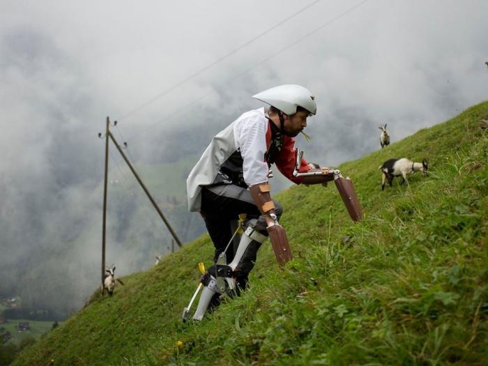 Человек-козел: жизнь среди животных в швейцарских Альпах