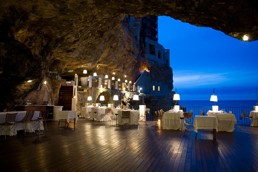 ресторан пещера, лучшие итальянские рестораны, ресторан скала, фото № 7