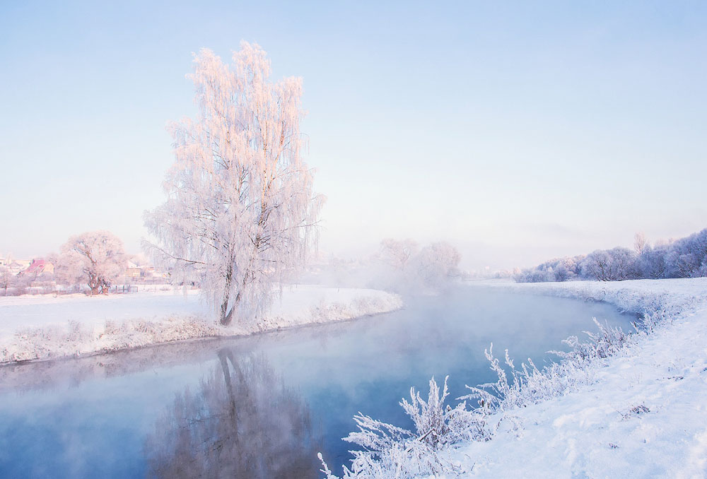 зимняя природа фото, иней фото, природа Беларуси-2