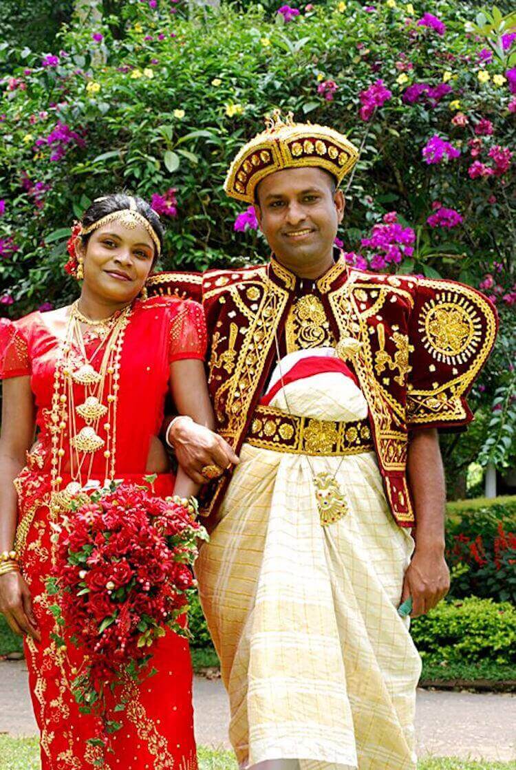 Шри-Ланка - свадебный наряд