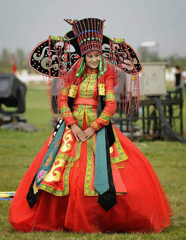 Монголия свадебный наряд