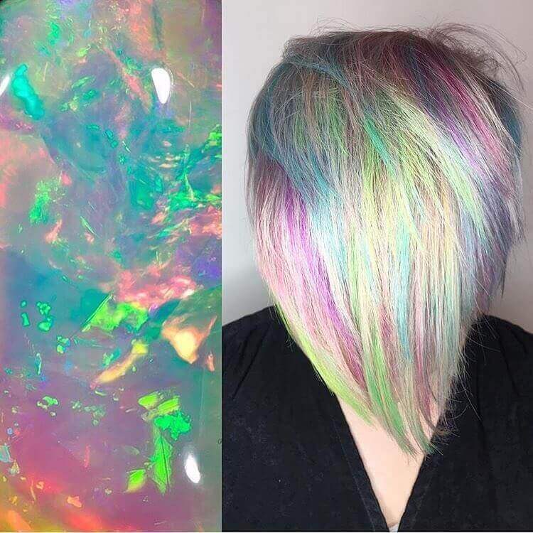 цвета и оттенки для кристальных волос