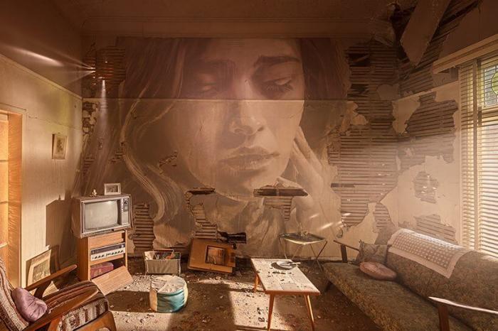Роне превращает обреченный дом в Мельбурне в эфемерный сет фильмов фэнтези