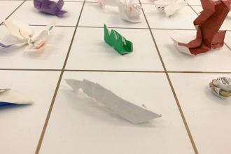Оригинальные чаевые – оригами из упаковки для палочек