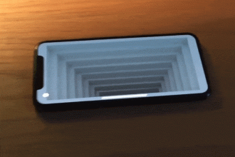 Своей пугающей иллюзией iPhone X затянет вас с головой в бесконечную бездну чего-то невероятного