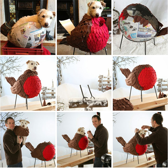 Каждое Рождество собака превращается в новое животное. Фото № 9