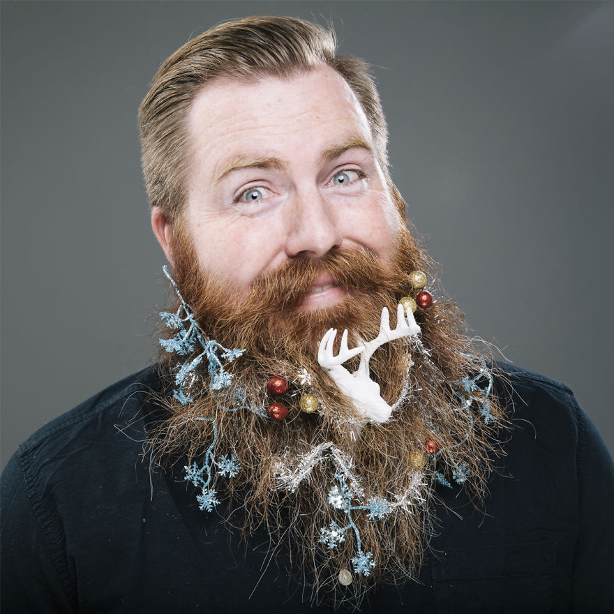 Рождество, борода, праздник