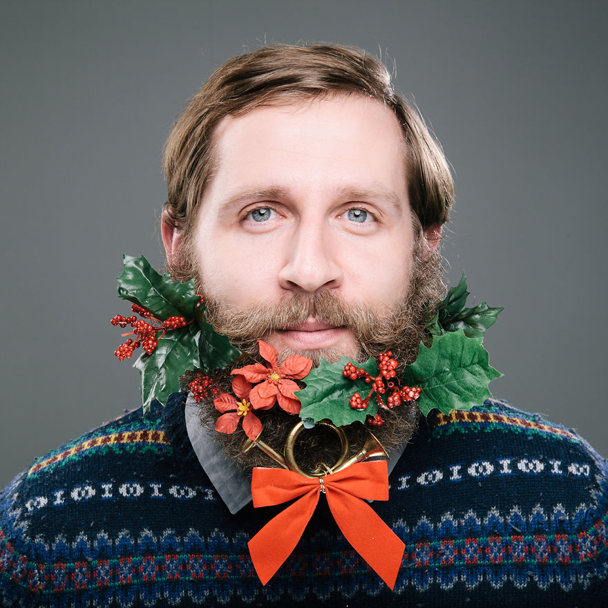 Рождество, борода, праздник