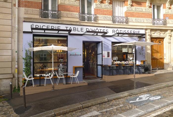 Рестораны Парижа: Jeanne B. Нетипичный интерьер