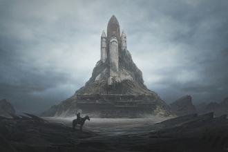 Мрачные компьютерные пейзажи постапокалиптического будущего от Юрия Шведова