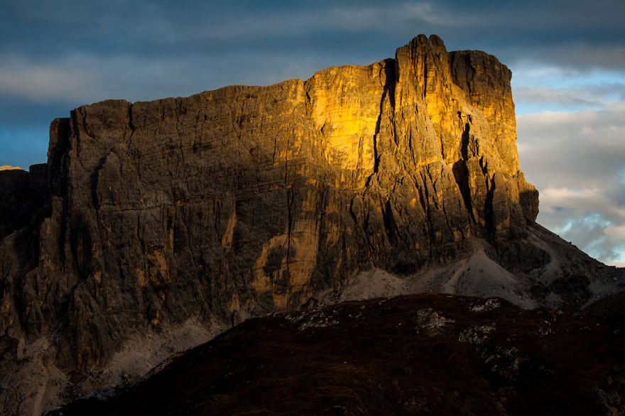 горы Доломиты в Италии, фотография, пейзаж, осень-13