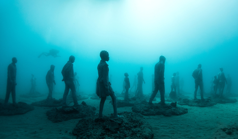 Джейсон Декарис Тейлор, подводный музей Испании, скульптура под водой, фото № 1