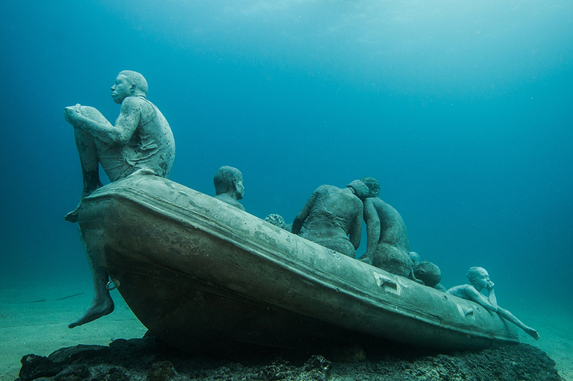 Джейсон Декарис Тейлор, подводный музей Испании, скульптура под водой, фото № 9