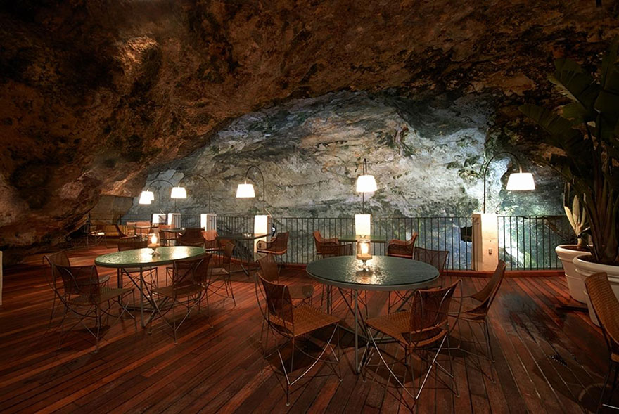 ресторан пещера, лучшие итальянские рестораны, ресторан скала, фото № 1