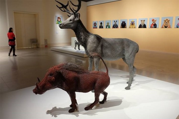 скульптуры животных, школа современного искусства, выставка современного искусства-12