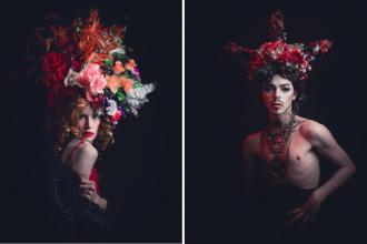 Диковинные, потусторонние костюмы Лондонских «Ночных Цветов»
