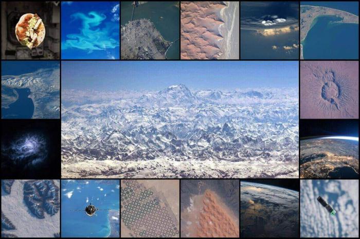 Вид на планету Земля сверху: Экспедиция 47 на борту МКС