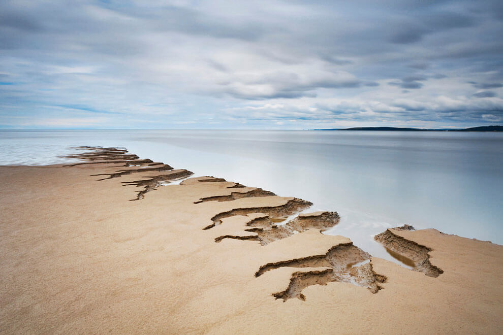 Зыбучие пески, снимок сделан в Силвердейл, Ланкашир, получил награду «Your View»