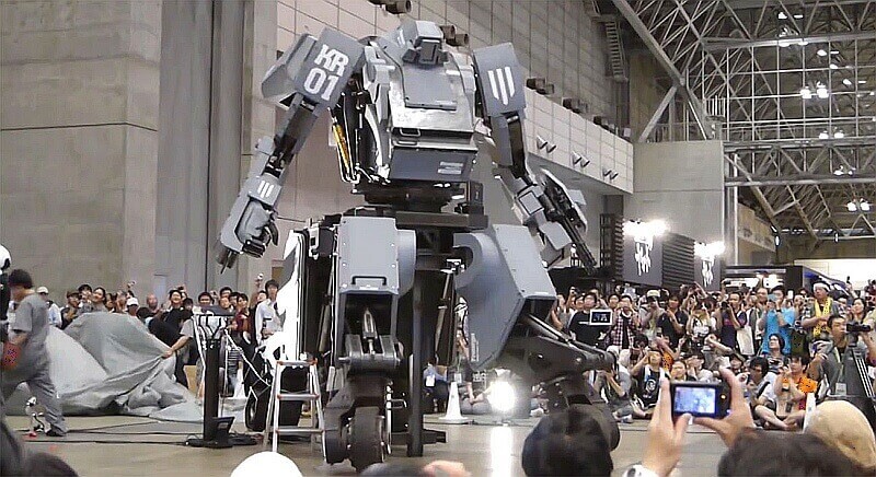 японский боевой робот kuratas