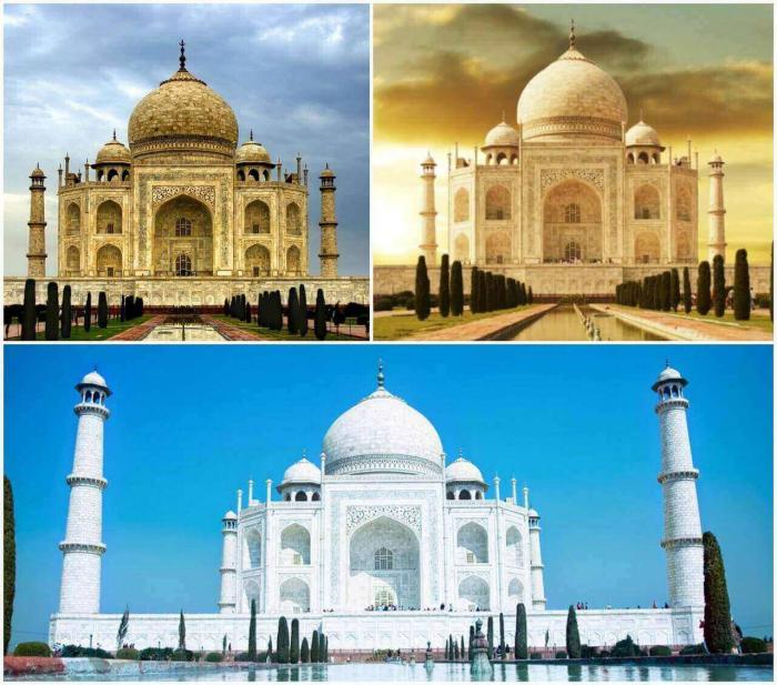 Тадж-Махал — архитектурное чудо Индии.