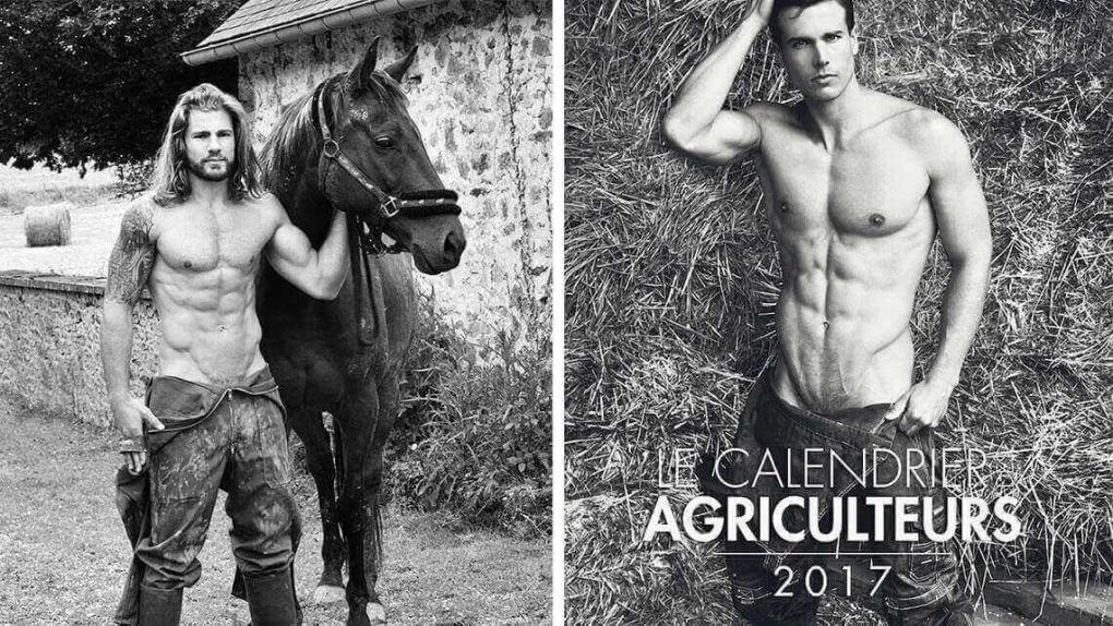 французский календарь 2017 с сексуальными фермерами