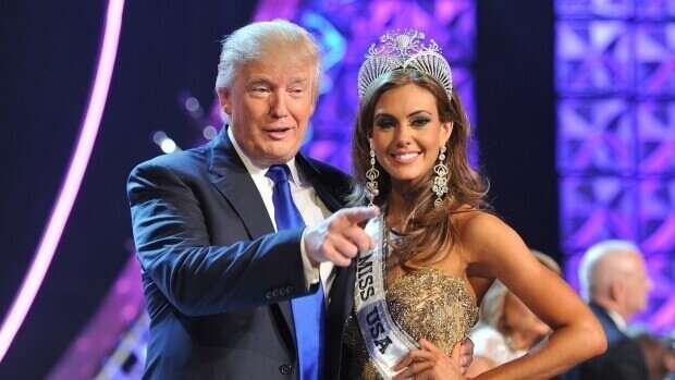 Дональд Трамп и Мисс Америка