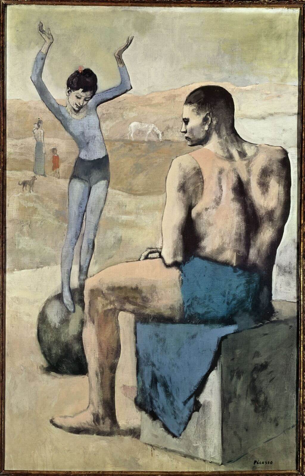Девочка на шаре, Пабло Пикассо