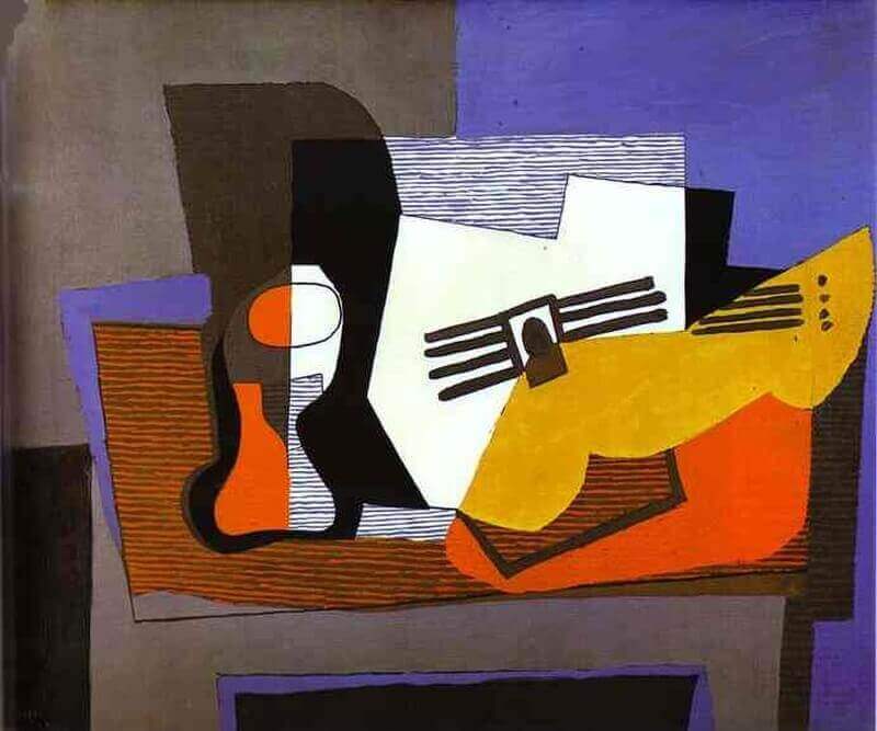 Гитара на камине, Пабло Пикассо