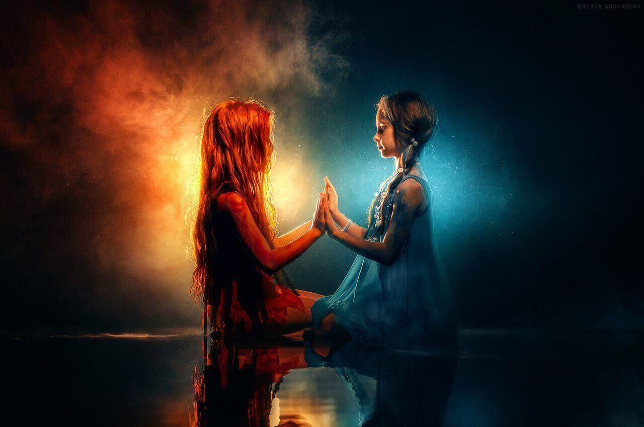 Девочки огонь и вода - фото Оксаны Горнаковой
