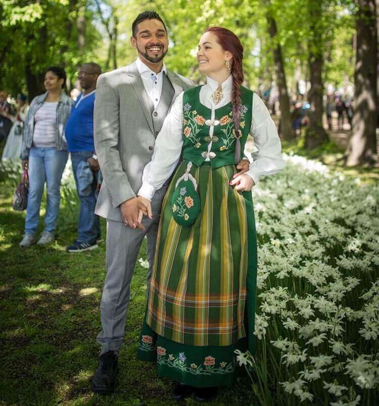 Норвегия - свадебный наряд
