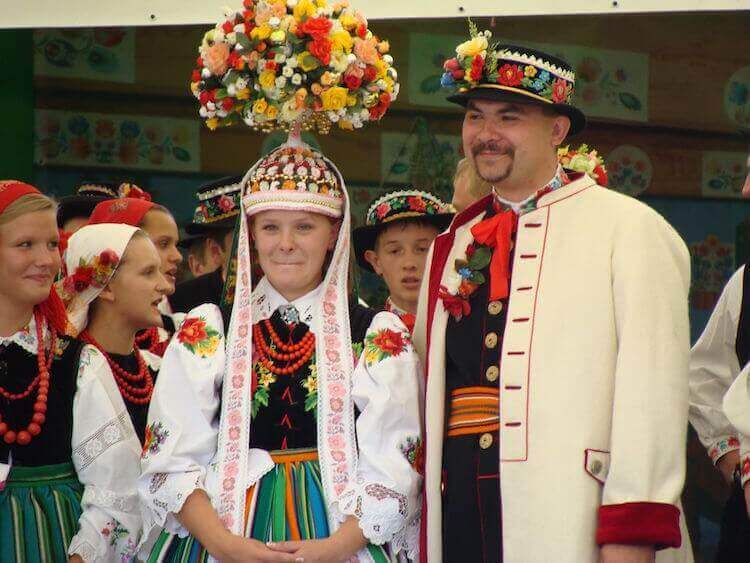 Польша свадебный наряд