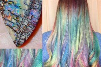 Цветовой фьюжн в дизайне причесок – весенний тренд Geode Hair