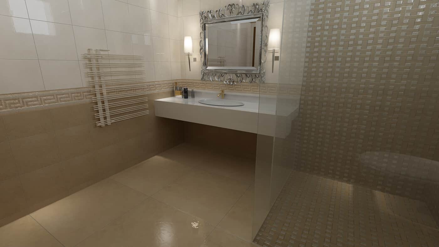3D-дизайн ванной комнаты, фото 1