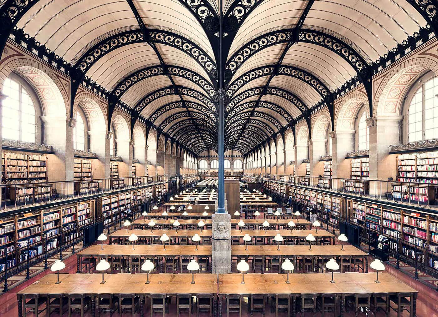 Библиотека Сен-Женевьев, Париж, 1850