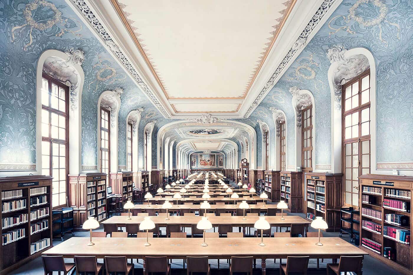 Библиотека Сорбонны, зал Жаклин де Рамиле, Париж, 1897