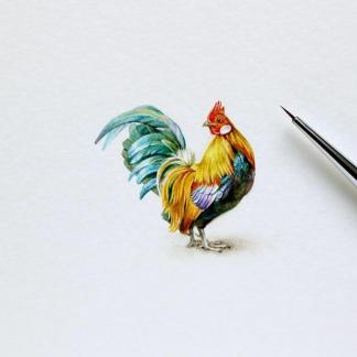 Акварельные миниатюры – источник вдохновения для художников