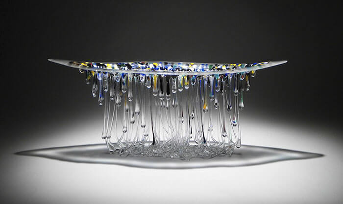 Стеклянные столы-медузы, фото 10