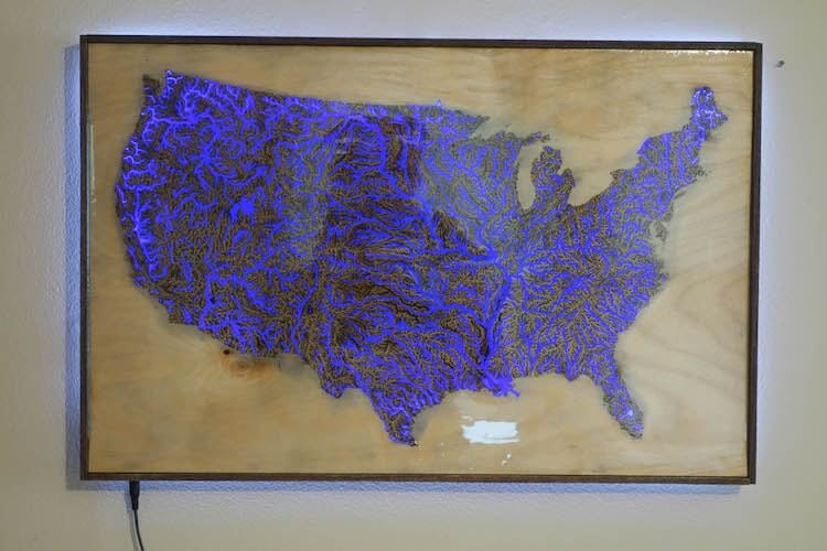 Карта водных путей США, фото 8