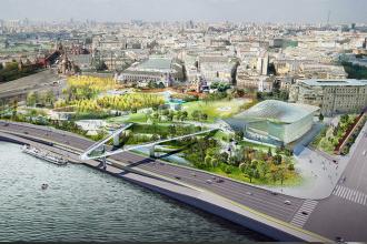 Парк Зарядье – уникальное сочетание природы и архитектуры
