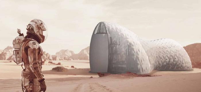 Проект «Новый дом» — простое решение для постройки комфортной среды обитания на Марсе