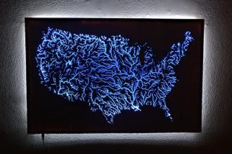Иллюминационная карта водных путей США