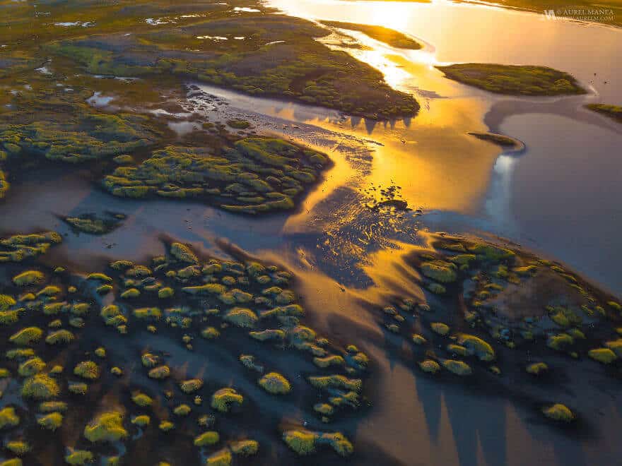 потрясающие виды Исландии, фото с дрона 3