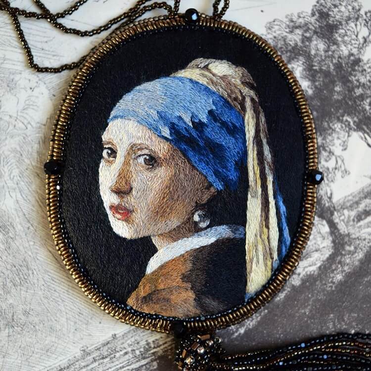 Вышитые портреты эпохи Возрождения, фото 20