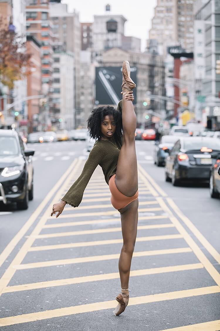Танцоры балета на городских улицах, фото 13