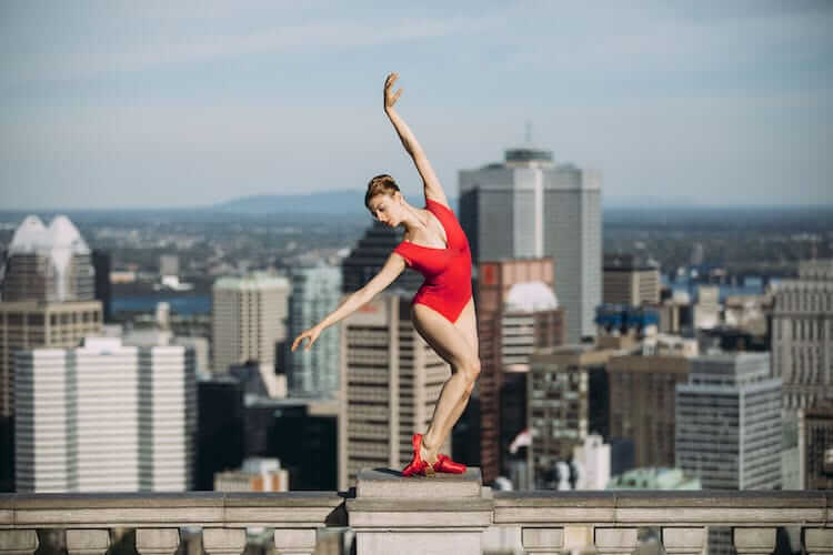 Танцоры балета на городских улицах, фото 8
