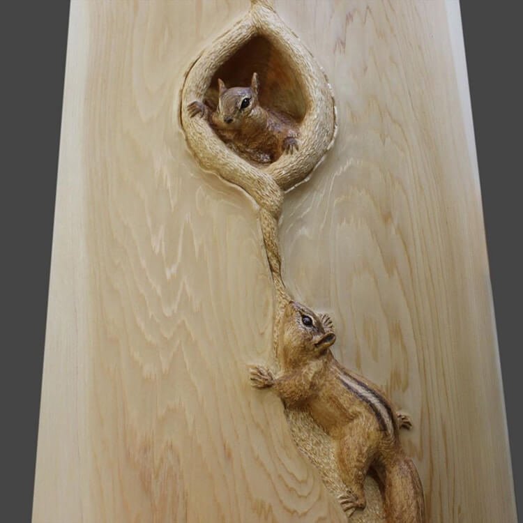 Скульптуры животных из дерева, фото 4